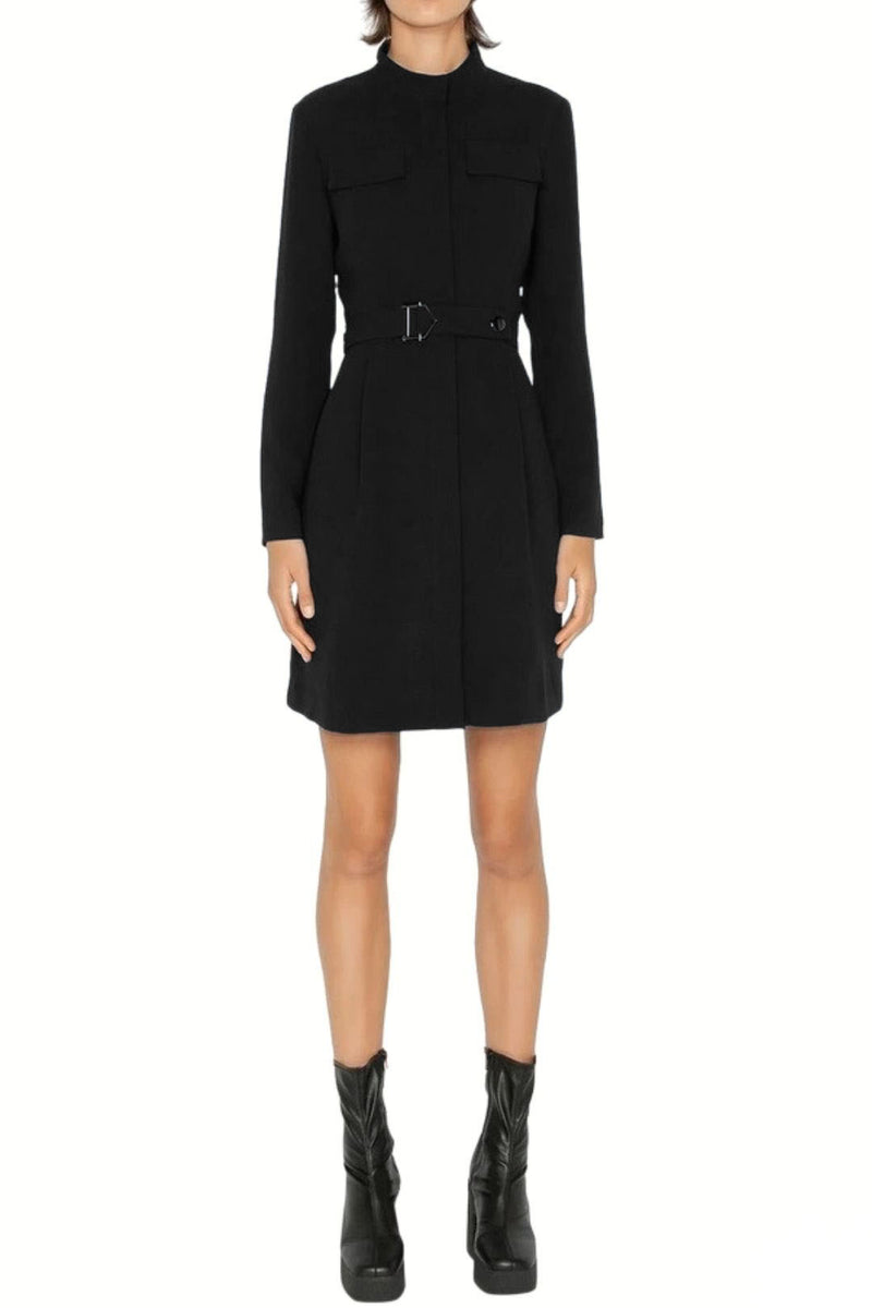Olive Belted Utility Dress