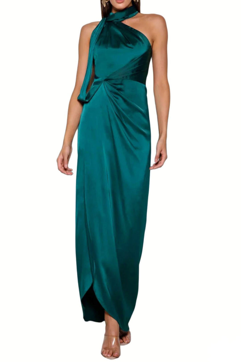 elle zeitoune emerald green dress Elle Zeitoune Gia emerald sequin dress
