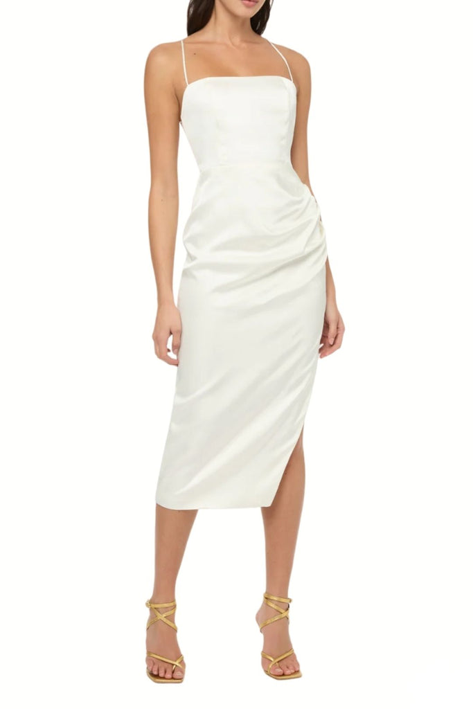 Buy Miami Heat Backless Dress in White - Manning Cartell