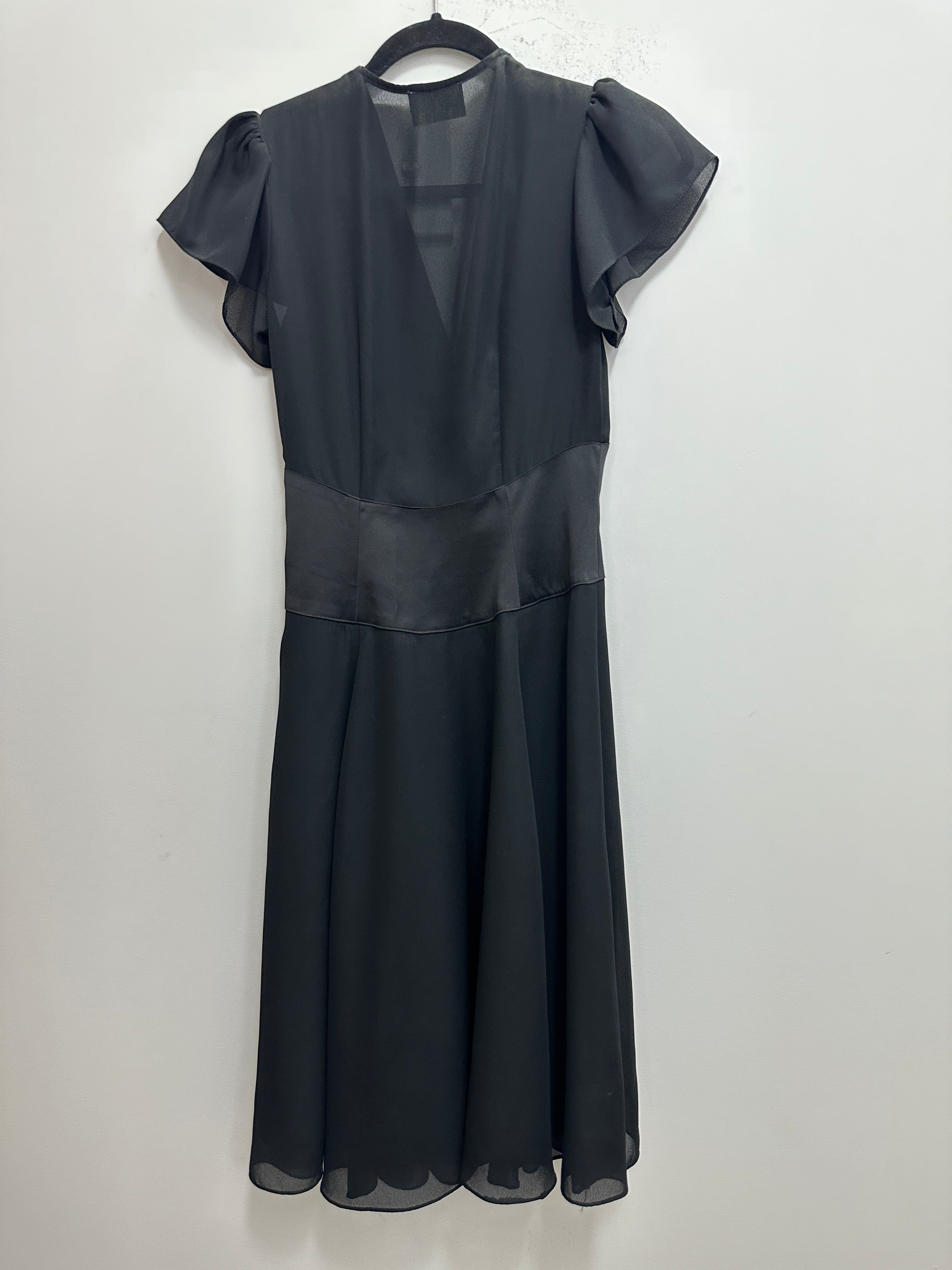 Buy Classic Empire Waist Black Dress